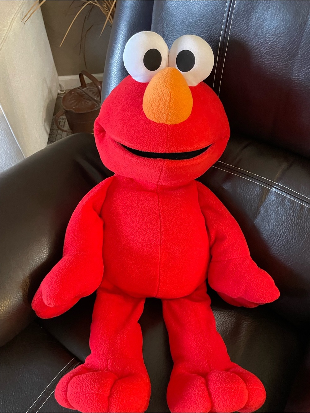Red Elmo Plush with Orange Nose